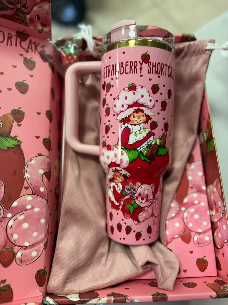 strawberry shortcake fancy gift set cup