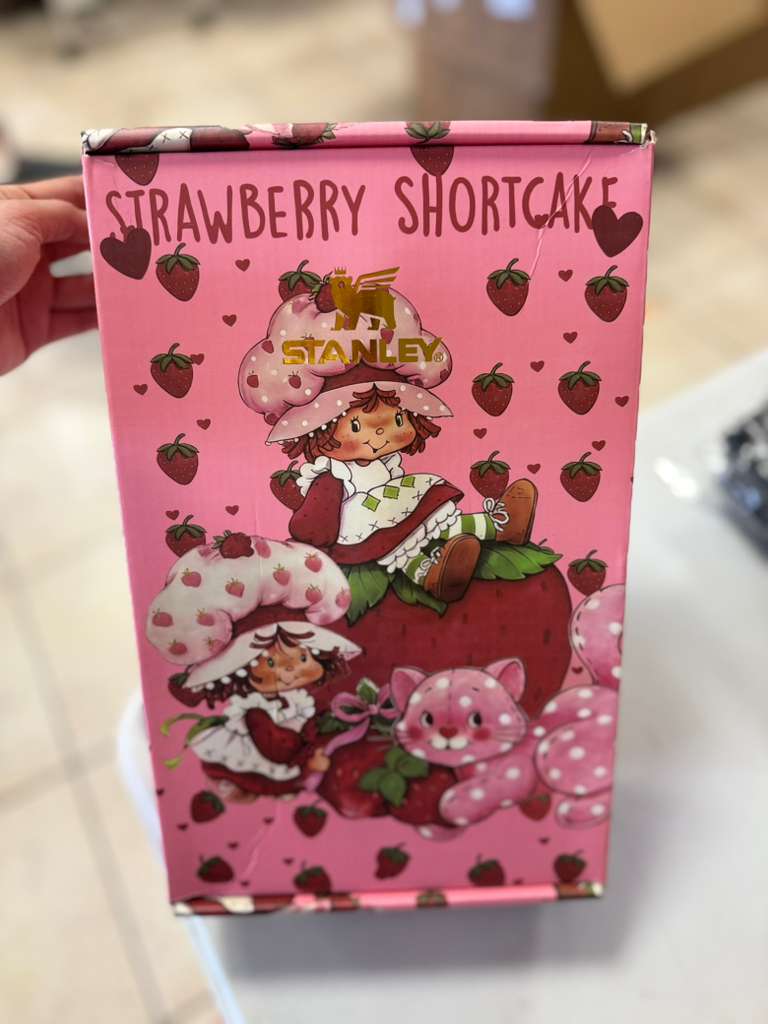 strawberry shortcake fancy gift set cup